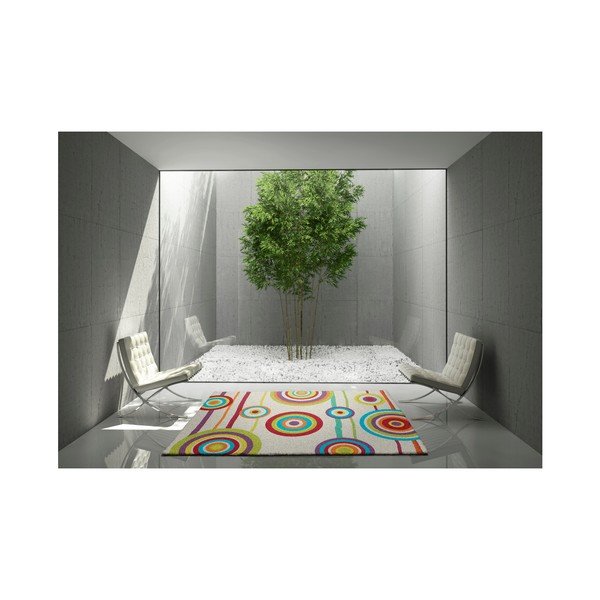 Tappeto Clara Bianco, 133 x 190 cm - Universal-image-1