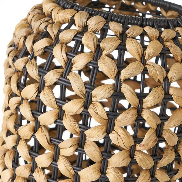 Lampada da tavolo nera naturale (altezza 30 cm) - Casa Selección-image-3