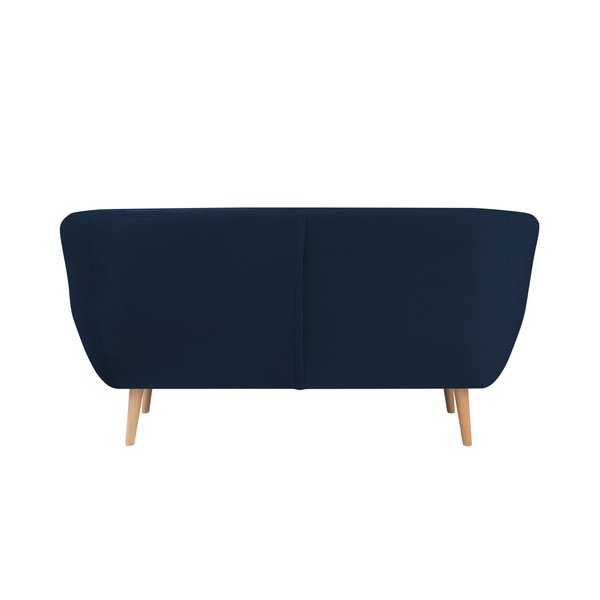 Divano a due posti blu scuro Benito - Mazzini Sofas-image-1