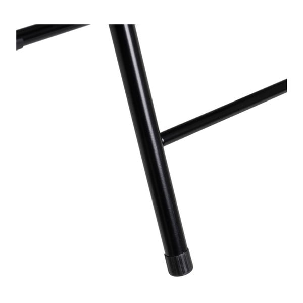 Sedia da pranzo pieghevole nera in similpelle - Casa Selección-image-4