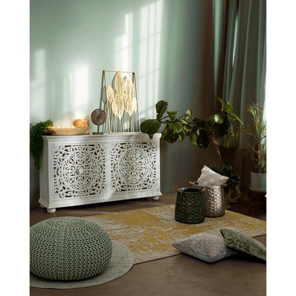 Decorazione da appendere in metallo 52,5x95 cm Adhira – Bizzotto-image-1