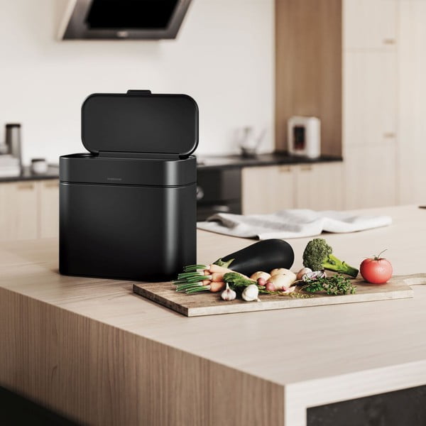 Contenitore per rifiuti compostabili nero opaco 4 l - simplehuman-image-3