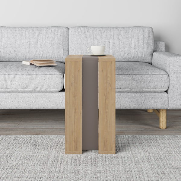 Tavolino in rovere 40x30 cm Macha - Marckeric-image-1