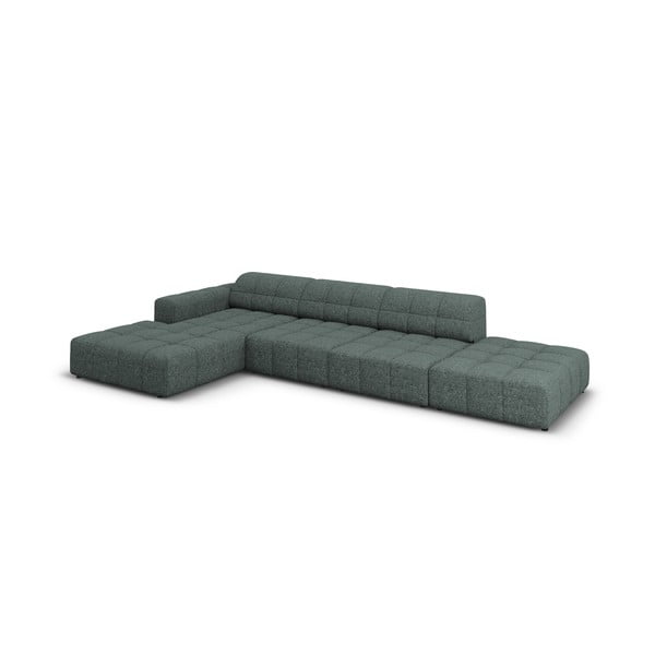 Divano angolare turchese (angolo sinistro) Chicago - Cosmopolitan Design-image-3