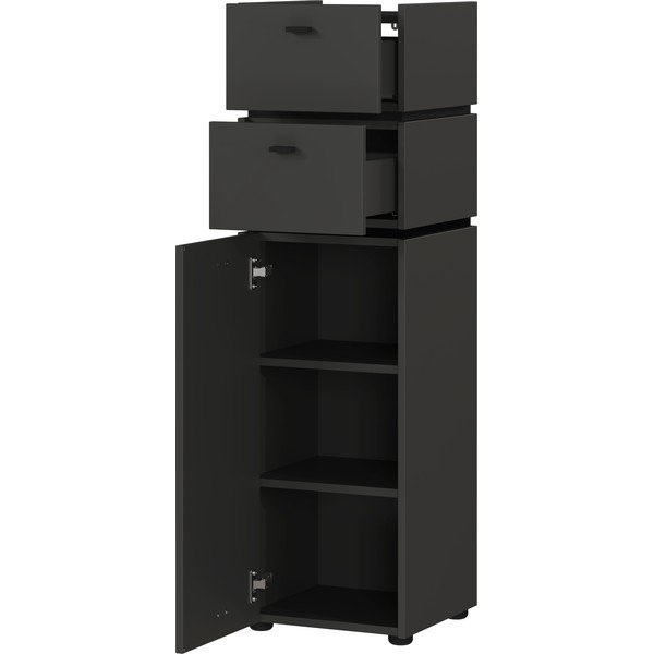 Mobile bagno alto antracite 34x117 cm Modesto - Germania-image-2