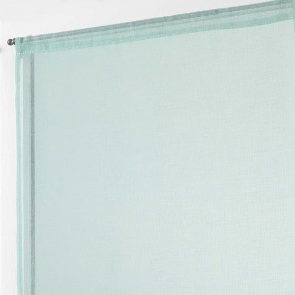 Set di 2 tende in voile color menta 60x120 cm Sandra - douceur d'intérieur-image-1