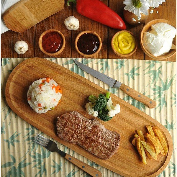 Set di 2 tovagliette in bambù Servizio - Bambum-image-1