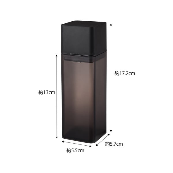 Contenitore per olio nero Yamazaki , 250 ml Tower - YAMAZAKI-image-2