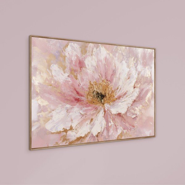 Dipinto stampato con cornice inclusa/dipinto su tela 100x70 cm Floral Whispers – Styler-image-2