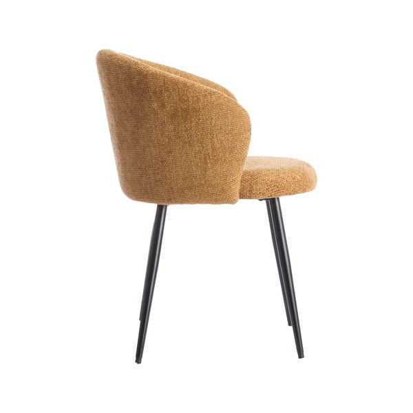 Set di sedie da pranzo giallo ocra in metallo 2 pz Radaja – Light & Living-image-3