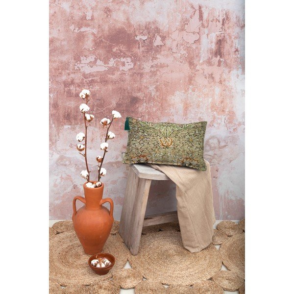 Federa senape con lino , 50 x 35 cm Honeysuckle - Tierra Bella-image-1