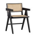 Sedia da pranzo in legno di pino nero Gunn - WOOOD