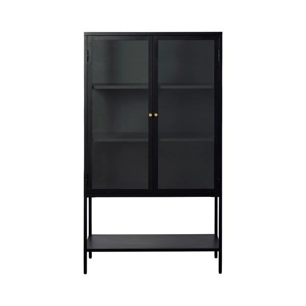 Vetrina nera in metallo 88x132 cm Carmel - Unique Furniture