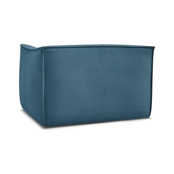 Poltrona blu con rivestimento in velluto a coste Giorgia – Bobochic Paris-image-3