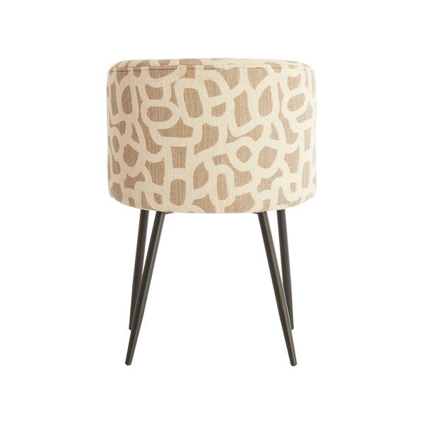 Sedia da pranzo beige/grigio tortora imbottito Elyna – Light & Living-image-3