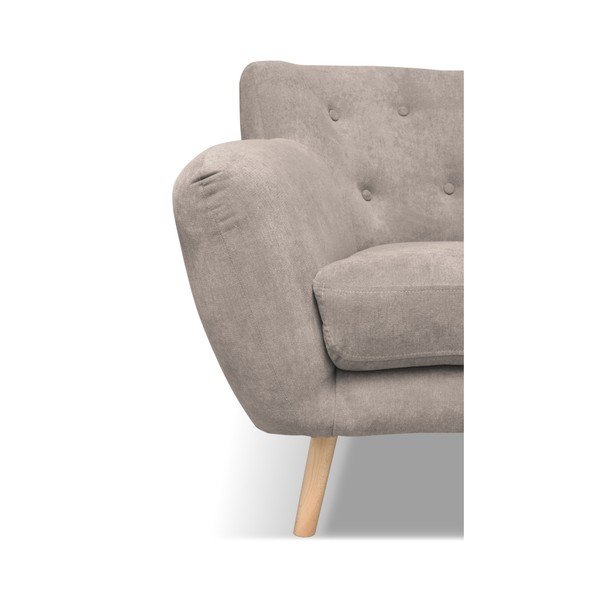 Poltrona di design cosmopolita grigia e beige London - Cosmopolitan Design-image-3