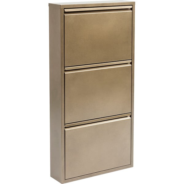 Scarpiera in metallo color bronzo, altezza 103 cm Caruso - Kare Design