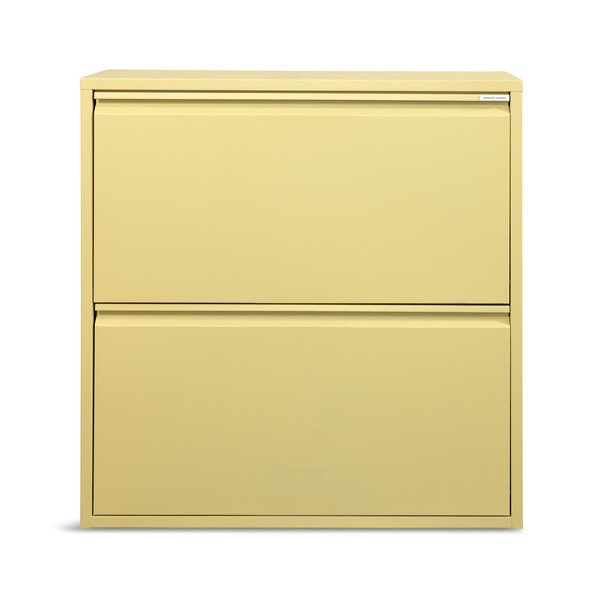 Scarpiera giallo chiaro in acciaio con ante ribaltabili/da parete 75x77,5x22,5 cm Billy – Spinder Design-image-3