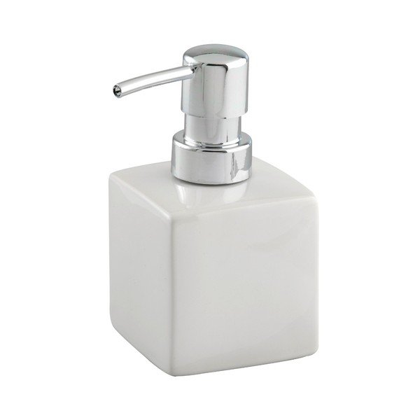 Distributore di sapone in ceramica bianca quadrato - Wenko