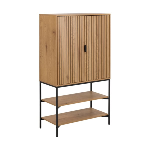 Mobile in rovere decorato in colore naturale 80x140 cm Jaipur - Actona-image-3