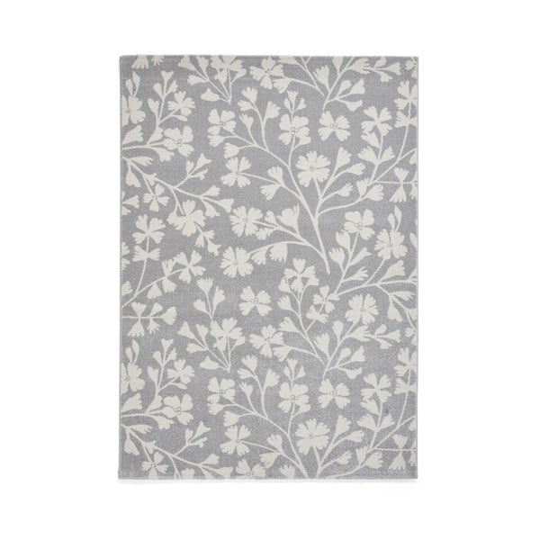 Tappeto grigio 160x230 cm Grace Floral – Catherine Lansfield