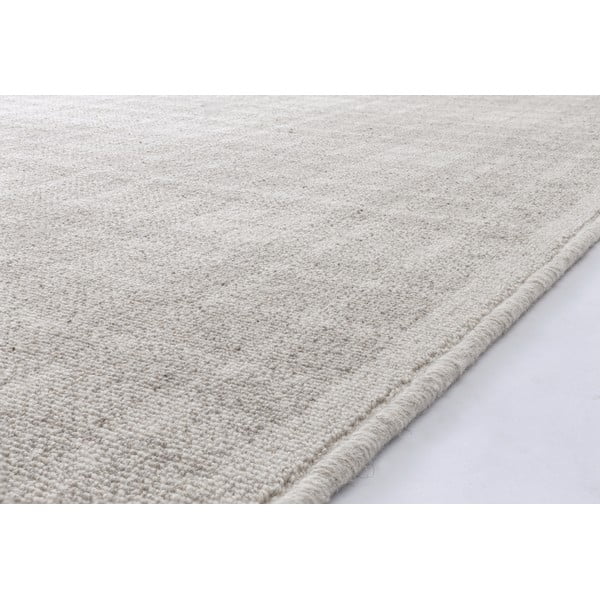 Tappeto in lana grigio chiaro 160x230 cm Pano - Agnella-image-2