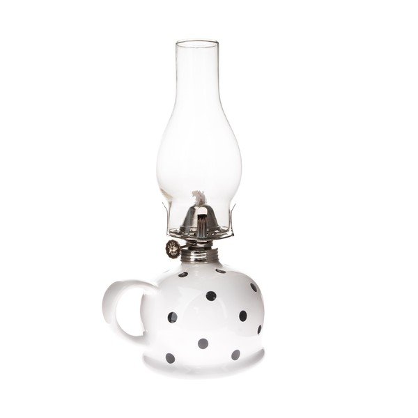Lampada a cherosene in ceramica (altezza totale 28 cm) – Dakls