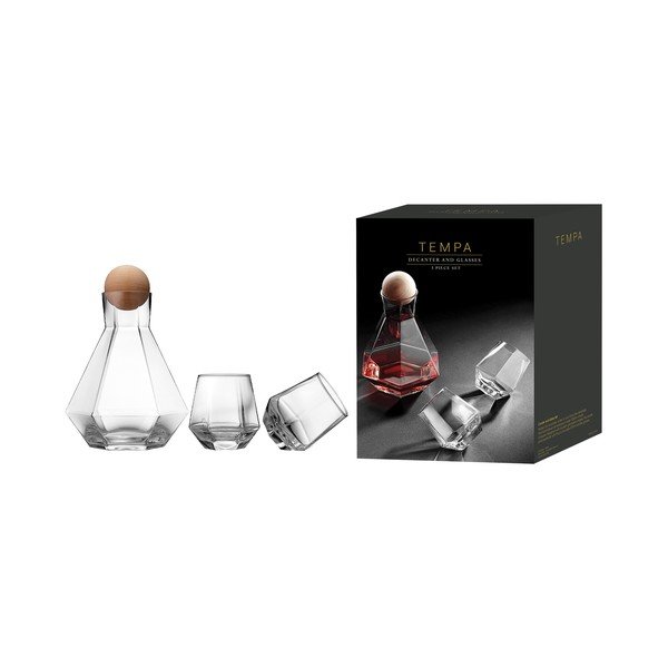 Set di 2 bicchieri da whisky e decanter da 1,28 l Jaxon - Ladelle-image-1