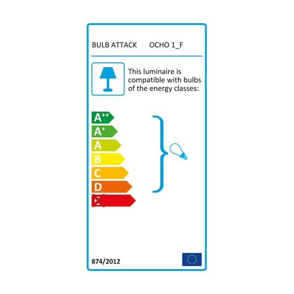 Lampada da terra blu (altezza 129 cm) Ocho - Sotto Luce-image-4
