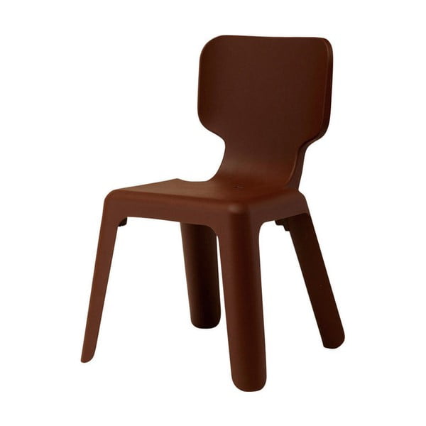 Dětská hnědá stohovatelná židle Magis Alma-image-1