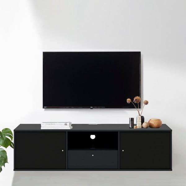 Tavolo TV nero 232 Mistral - Hammel Furniture-image-1