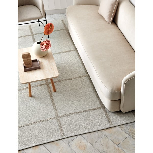 Tappeto da interno/esterno color crema 70x100 cm Ada Fossil – Pappelina-image-3