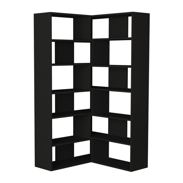 Libreria angolare antracite Molly N 4 Antracite - Decortie