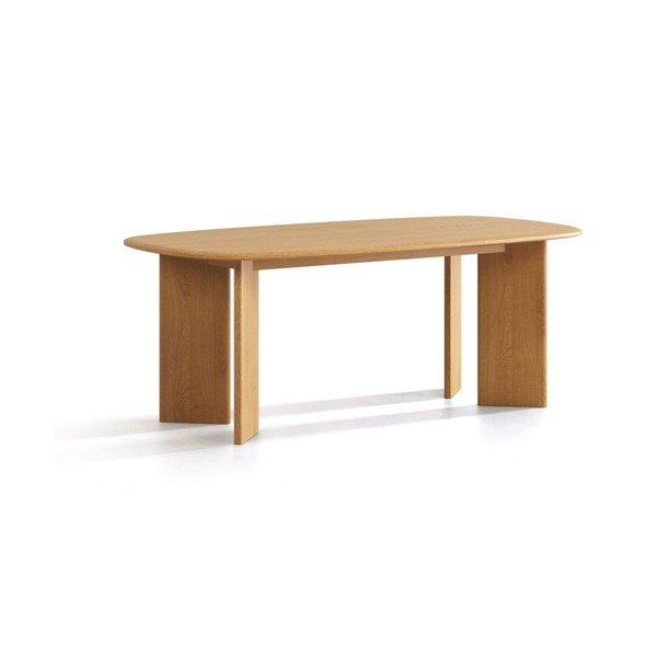 Tavolo da pranzo in rovere massiccio 100x200 cm Charlotte – Micadoni 