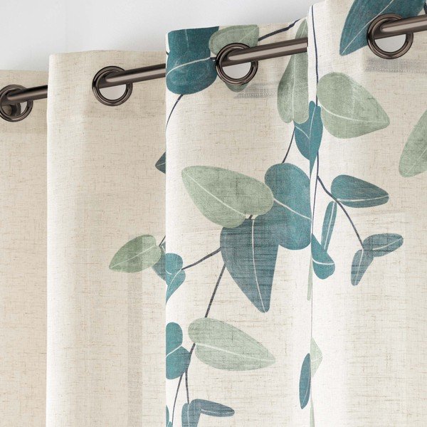 Tenda verde/beige 140x260 cm Botanica – douceur d'intérieur-image-3