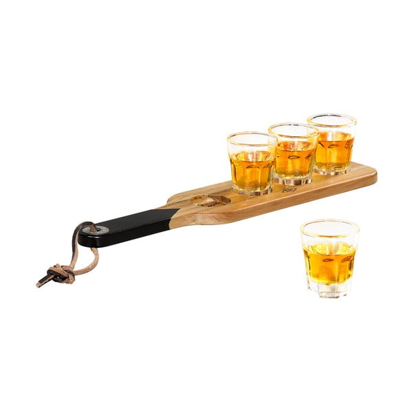 Tagliere di legno e 4 bicchieri da shot Gentlemen's Hardware - Gentlemen's Hardware-image-3