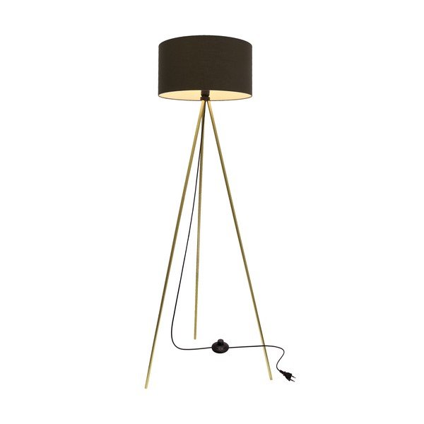 Lampada da terra con paralume in tessuto (altezza totale 144 cm) Vanti – Candellux Lighting-image-1