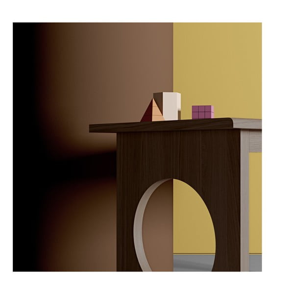 Scrivania marrone Bau - Woodman-image-1