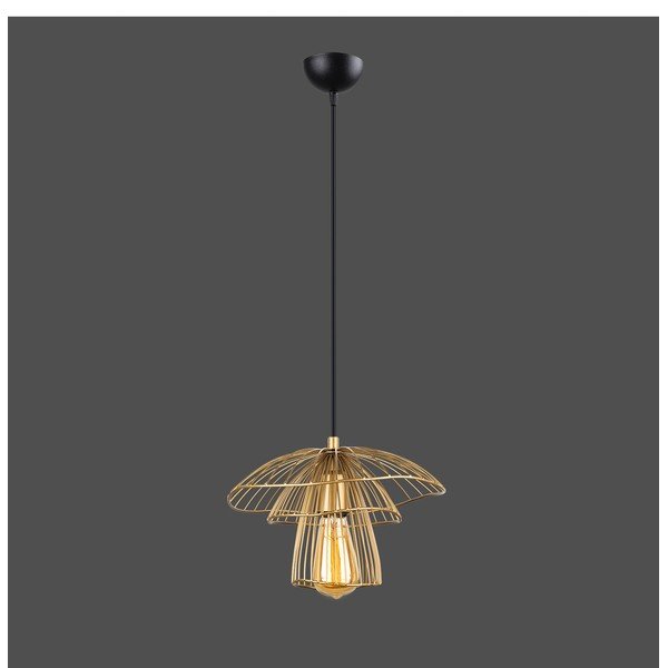 Lampada a sospensione di colore oro , altezza 117 cm Root - Squid Lighting-image-1