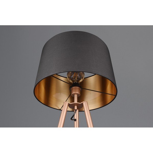 Lampada da terra marrone con ripiano (altezza 152 cm) Colette - Reality-image-3