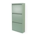 Scarpiera in metallo grigio-verde Billy - Spinder Design