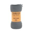 Copriletto Mini Waffle grigio, 130 x 170 cm - Tiseco Home Studio