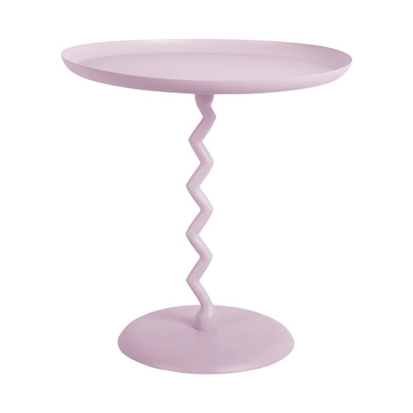 Tavolino rotondo in metallo ø 40 cm Zig Zag – Leitmotiv