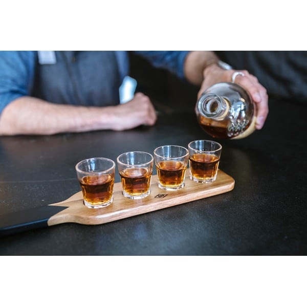 Tagliere di legno e 4 bicchieri da shot Gentlemen's Hardware - Gentlemen's Hardware-image-4