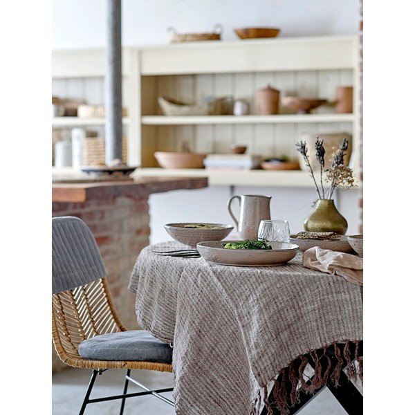 Piatto da dessert in gres rosa , ø 23,5 cm Alia - Bloomingville-image-3