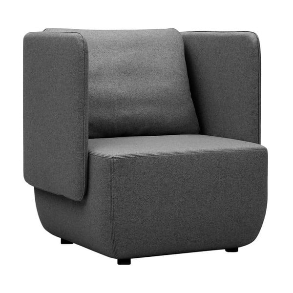 Poltrona antracite Low Opera - Softline-image-2