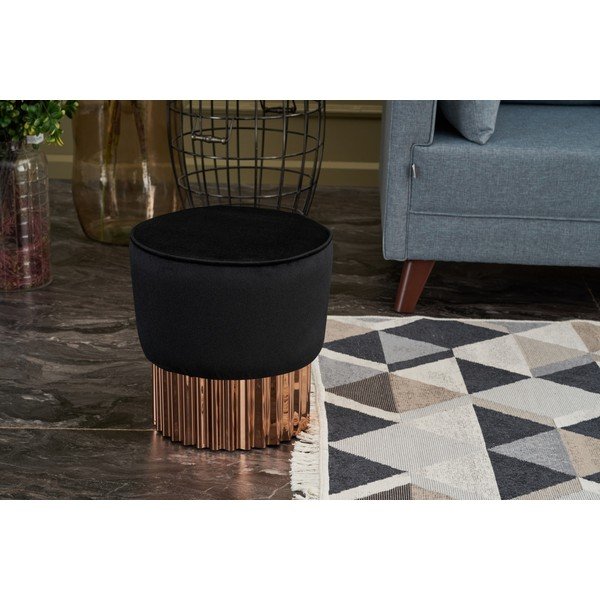 Sgabello nero Living - Artie-image-2