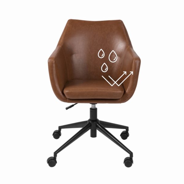 Impregnazione senza pulizia delle sedie da ufficio con rivestimento in pelle - Bonami