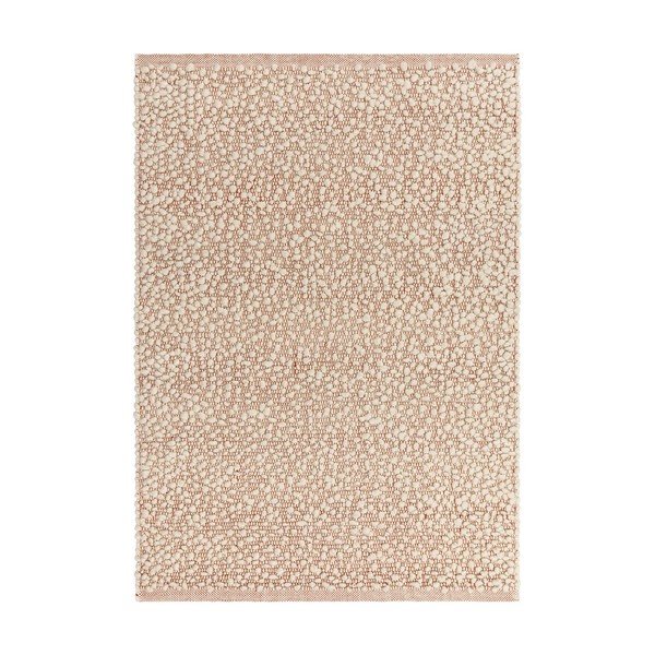 Tappeto beige in misto lana tessuto a mano 120x170 cm Claude – MADE