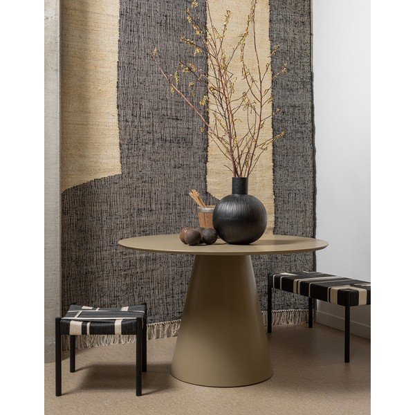 Sgabello in legno di mango nero Jessy - WOOOD-image-1